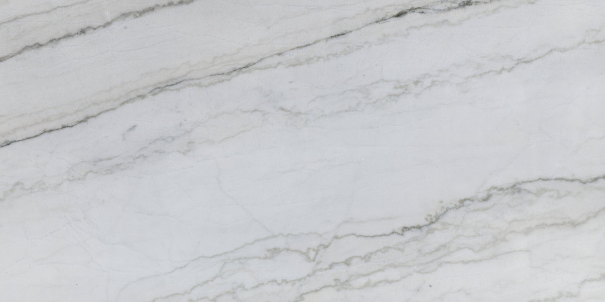 Vida - White Marble Top Dining Table - Dark Brown