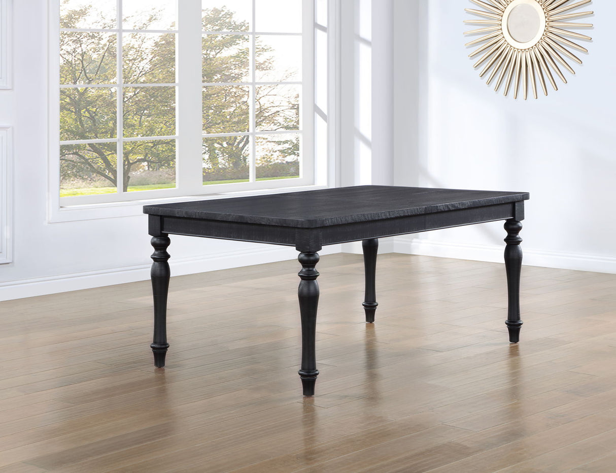 Odessa - Dining Table With Leaf - Black