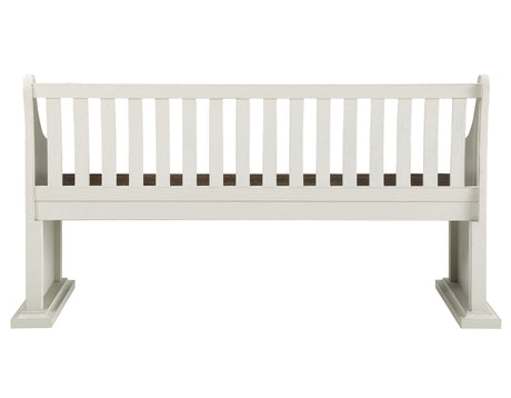 Joanna - Bench With Back - White