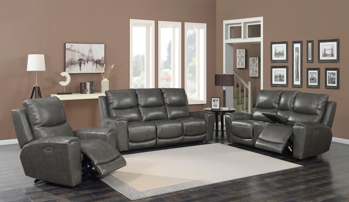 Laurel - Dual Power Console Loveseat