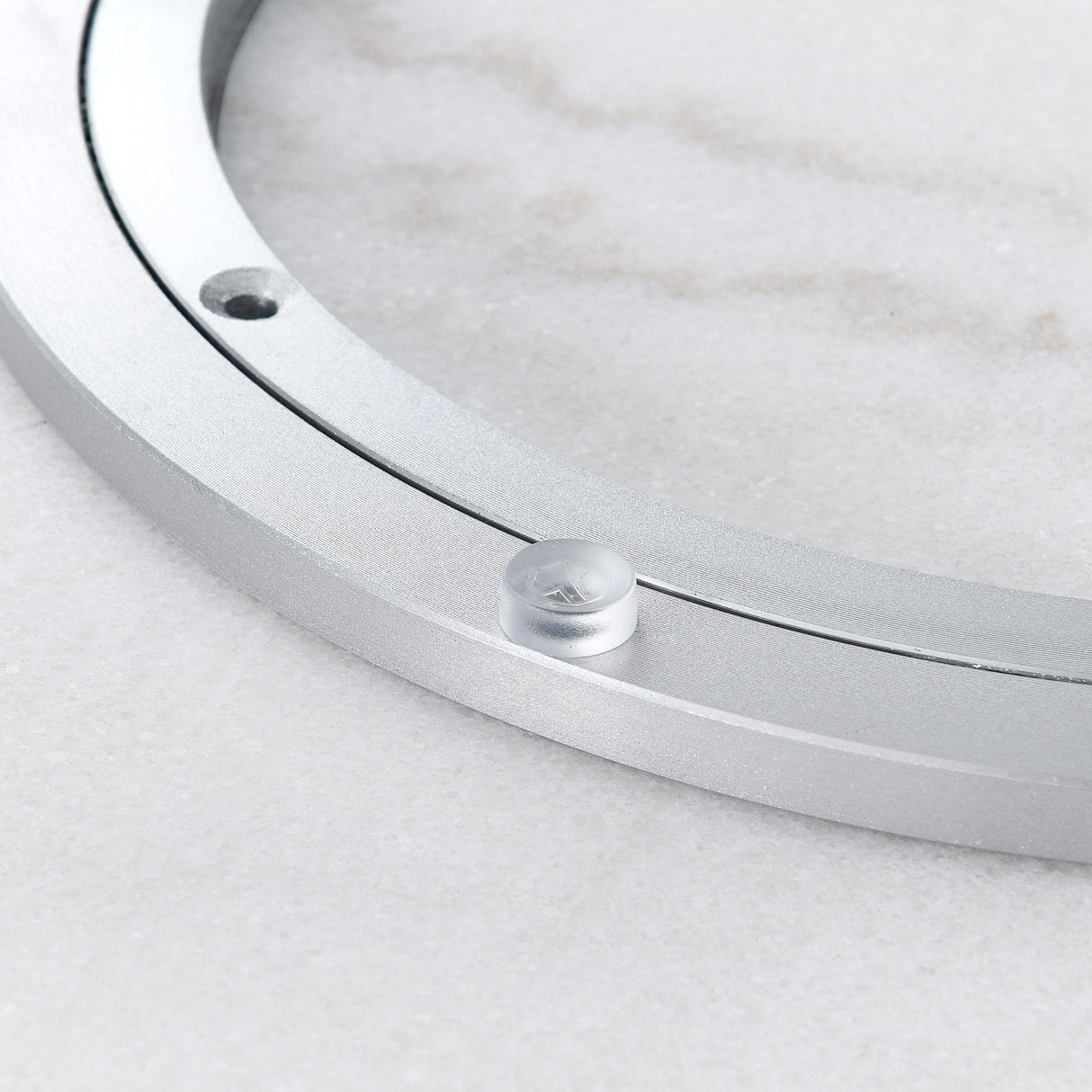 Arken - White Marble Lazy Susan - White