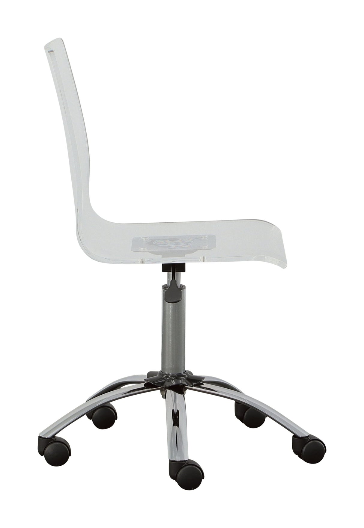 Arthur - Adjustable Swivel Chair - Pearl Silver