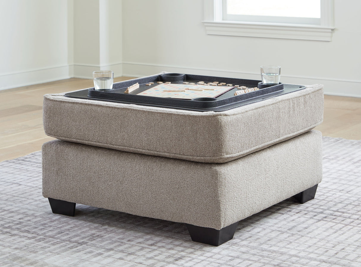 Claireah - Ottoman With Storage - Umber