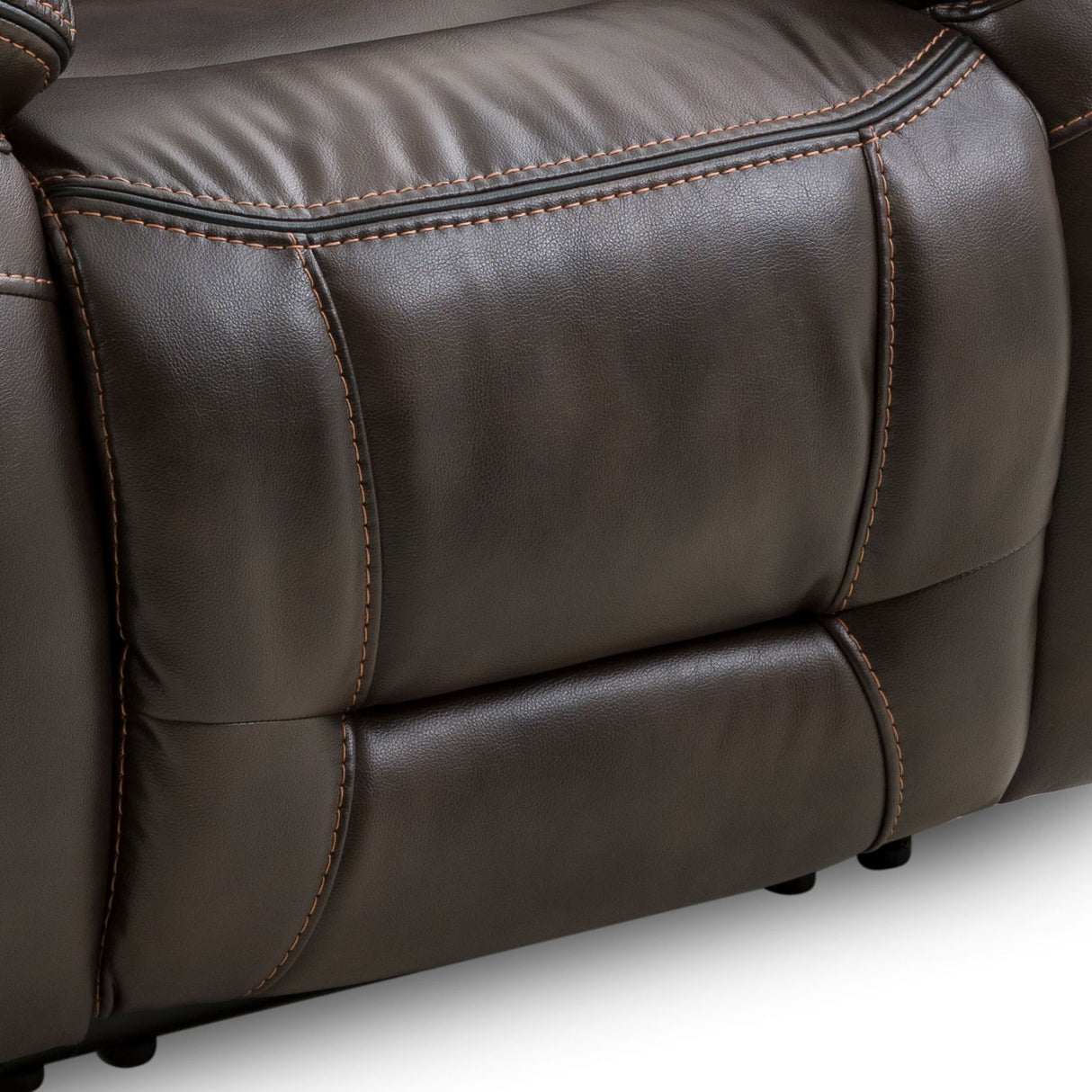 Oportuna - Dual Power Recliner Coffee - Dark Brown
