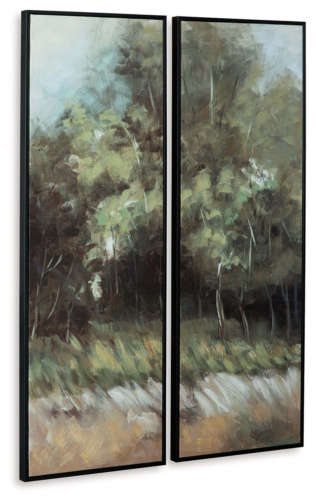 Dansot - Wall Art Set (Set of 2) - Green / Brown