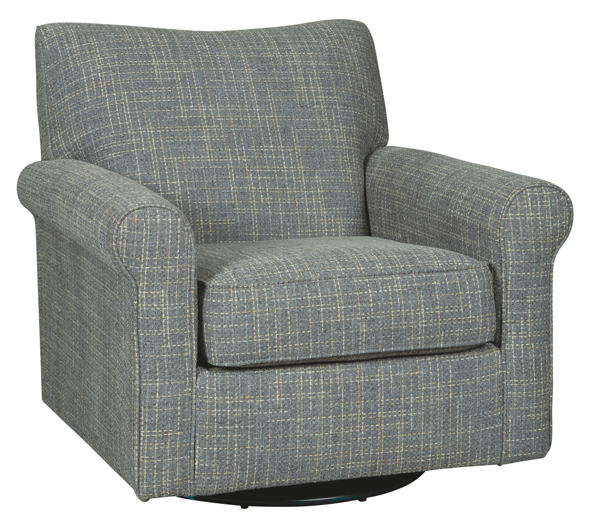 Renley - Swivel Glider Accent Chair - Ash