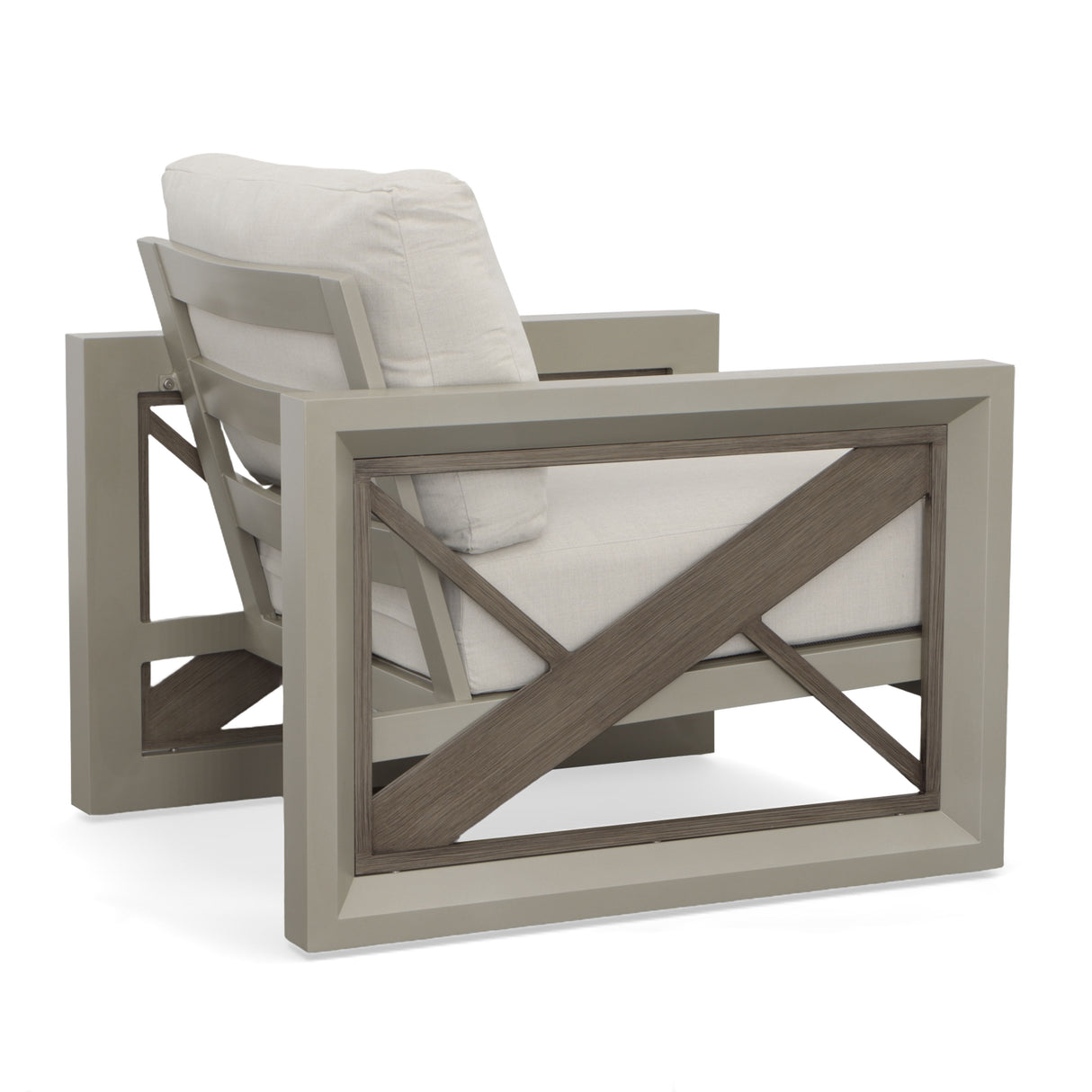 Dalilah - Patio Arm Chair - Gray
