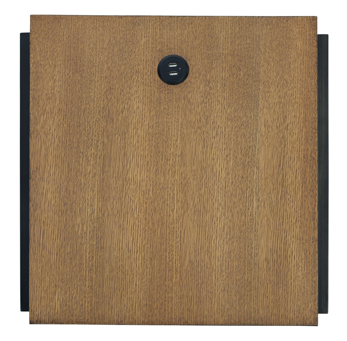 Fridley - Rectangular End Table - Brown / Black