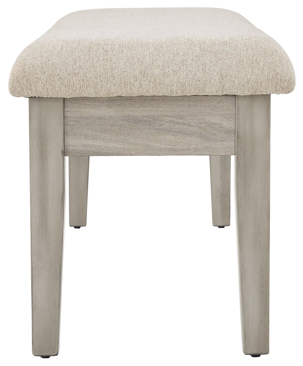 Parellen - Upholstered Storage Bench - Beige / Gray