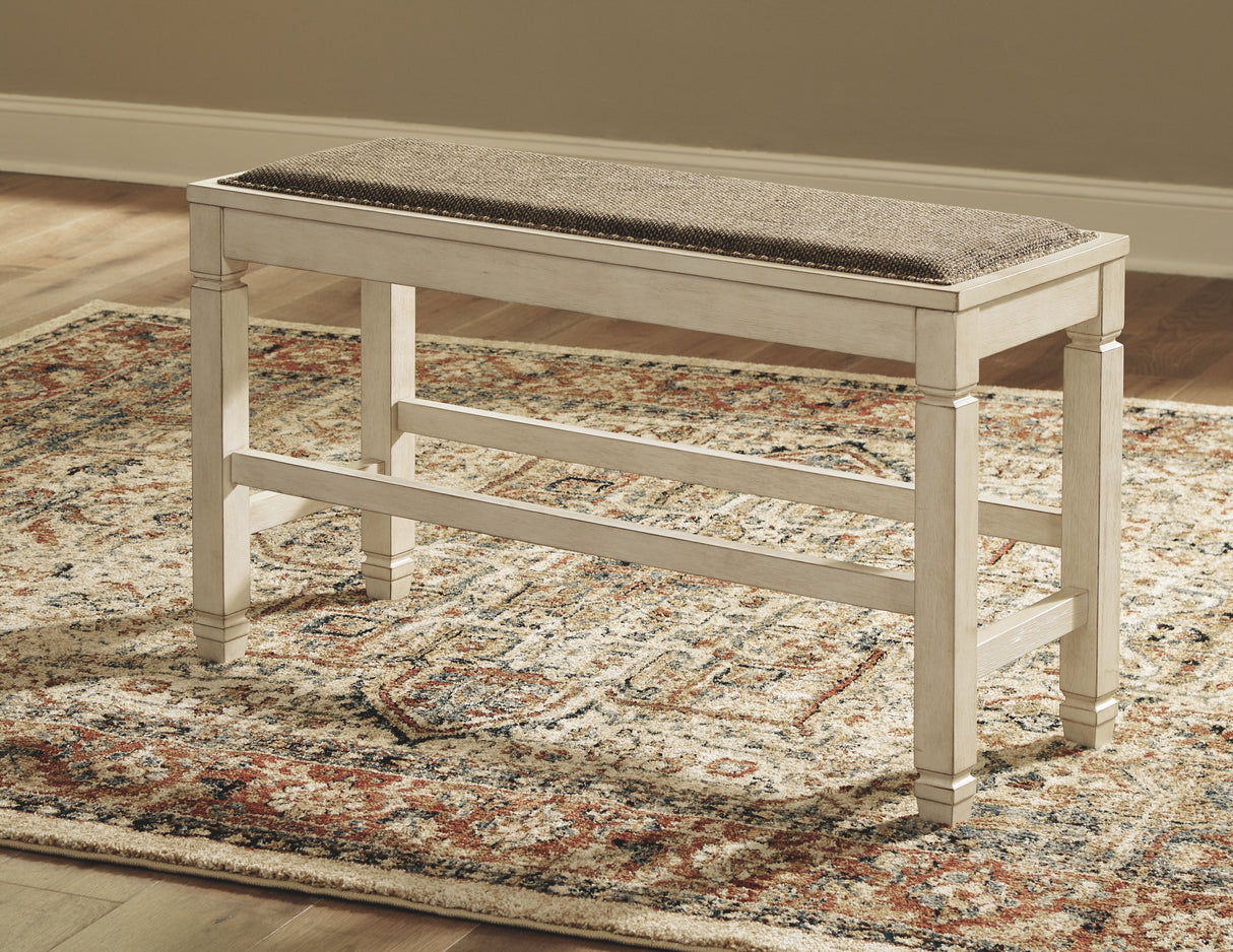 Bolanburg - DBL Counter UPH Bench - Beige