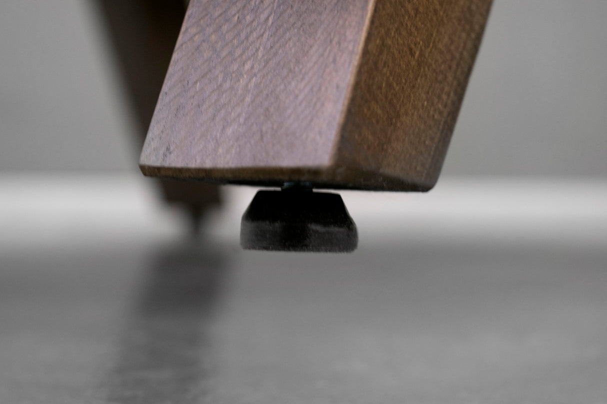 Pasco - Nightstand With Glides - Dark Brown