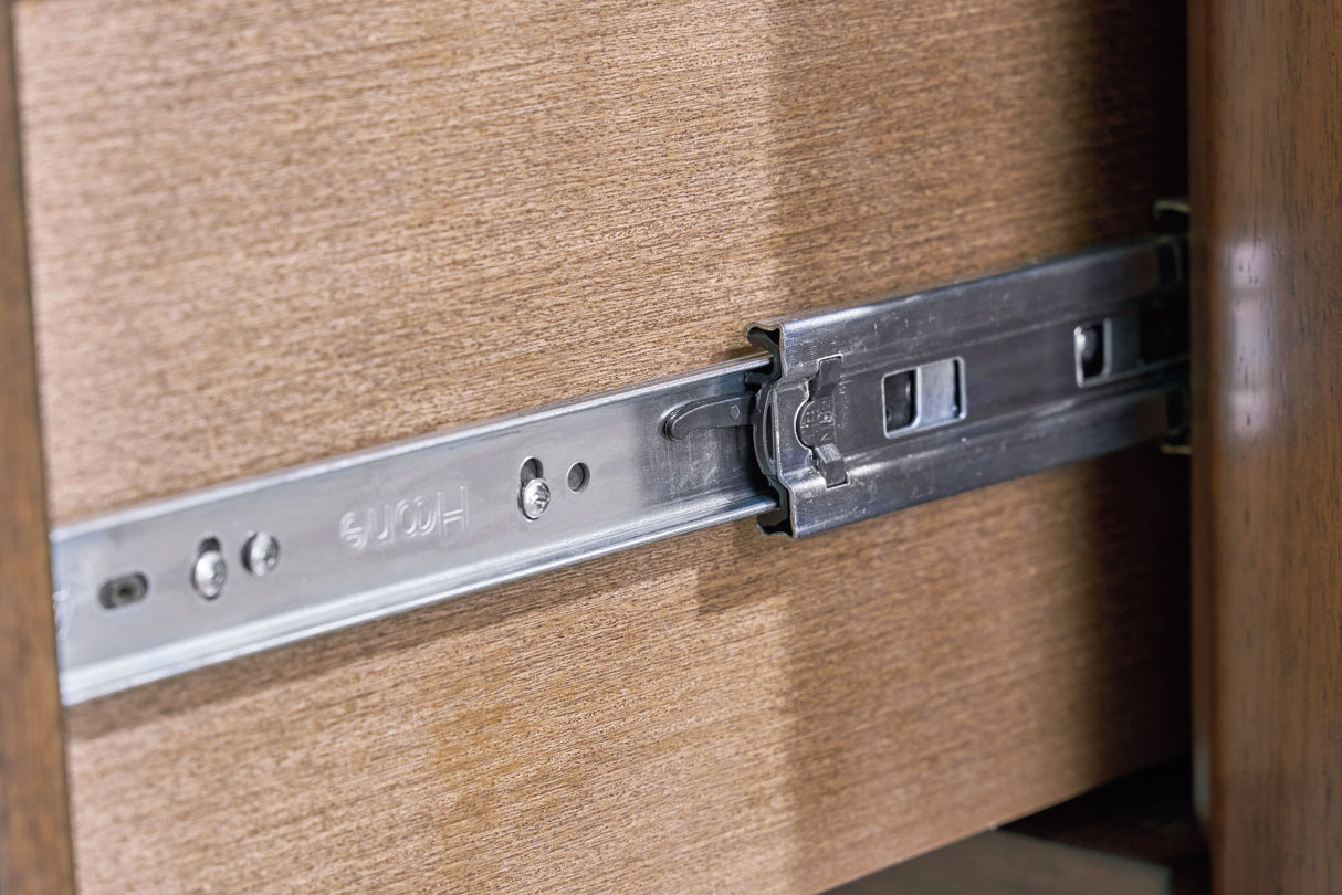 Lyncott - Dresser And Mirror - Brown