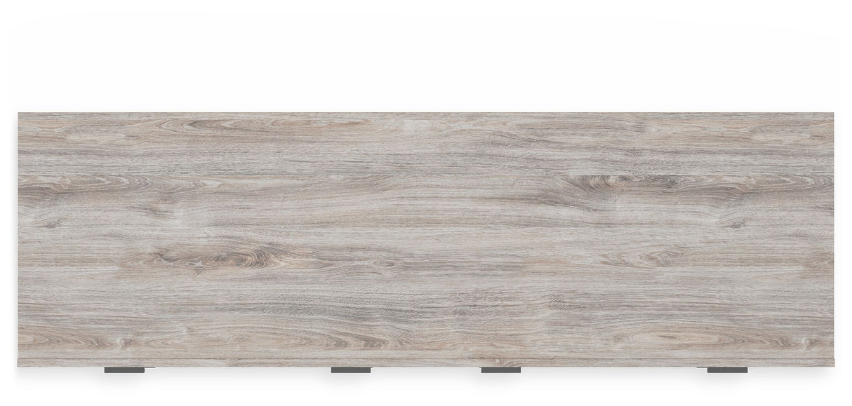 Vessalli - Six Drawer Dresser - Black / Gray