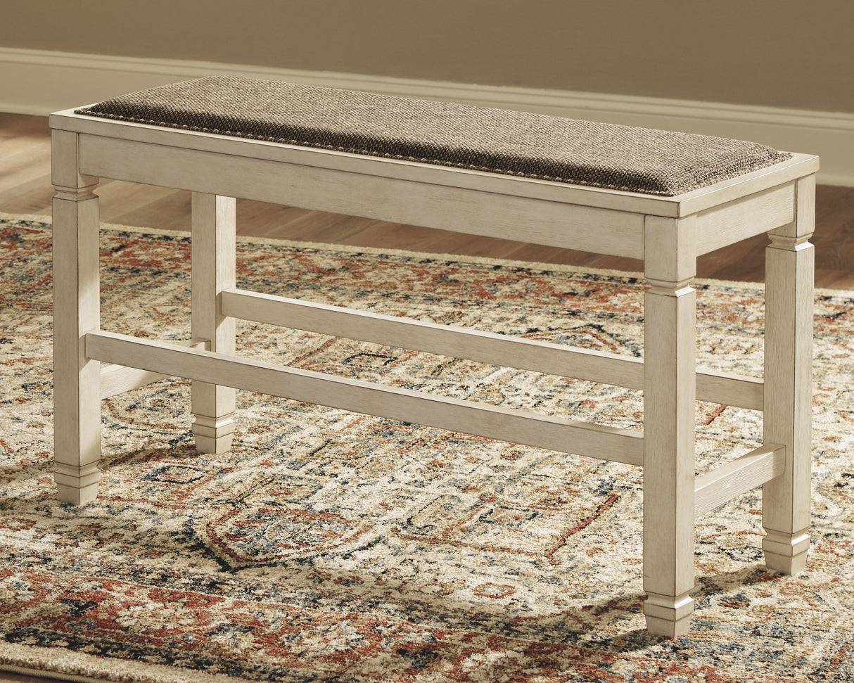 Bolanburg - DBL Counter UPH Bench - Beige