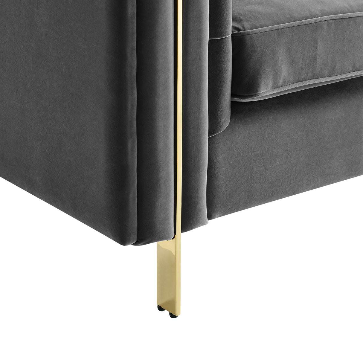 Charlene - Velvet Button Tufted Sofa