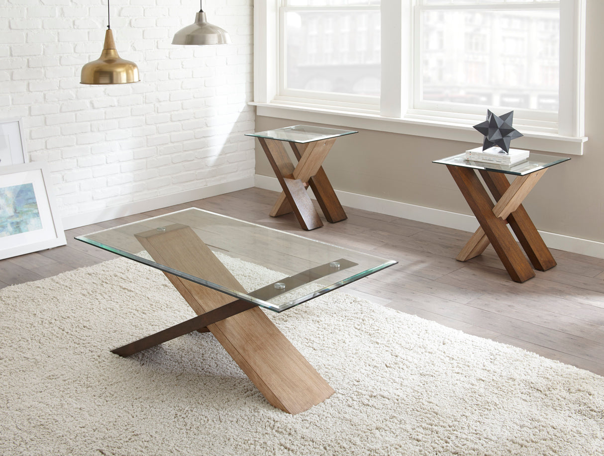 Tasha - Cocktail Table - Brown