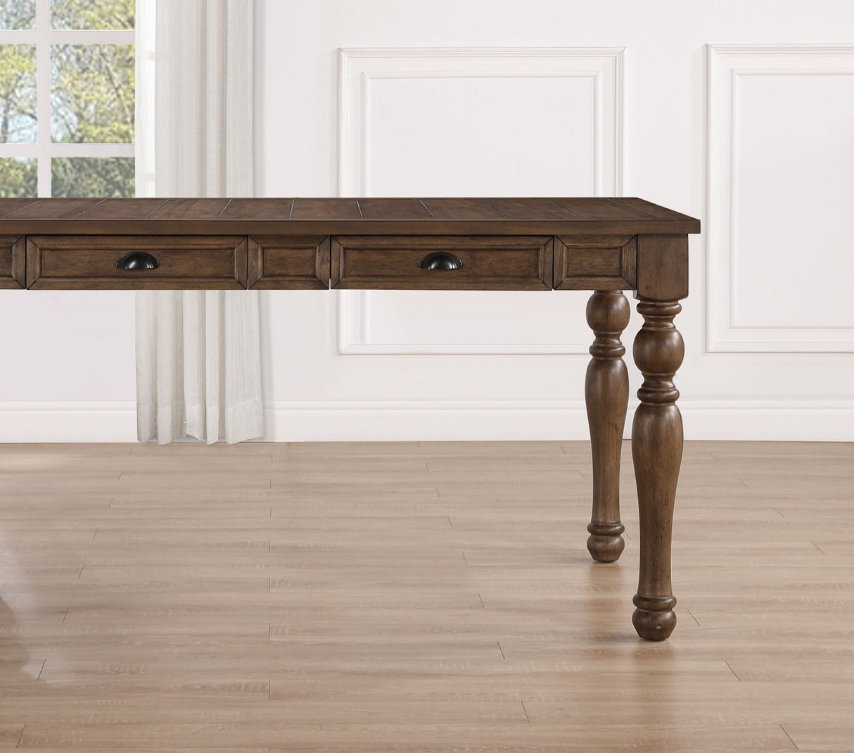 Joanna - 4 Drawer Dining Table - Brown