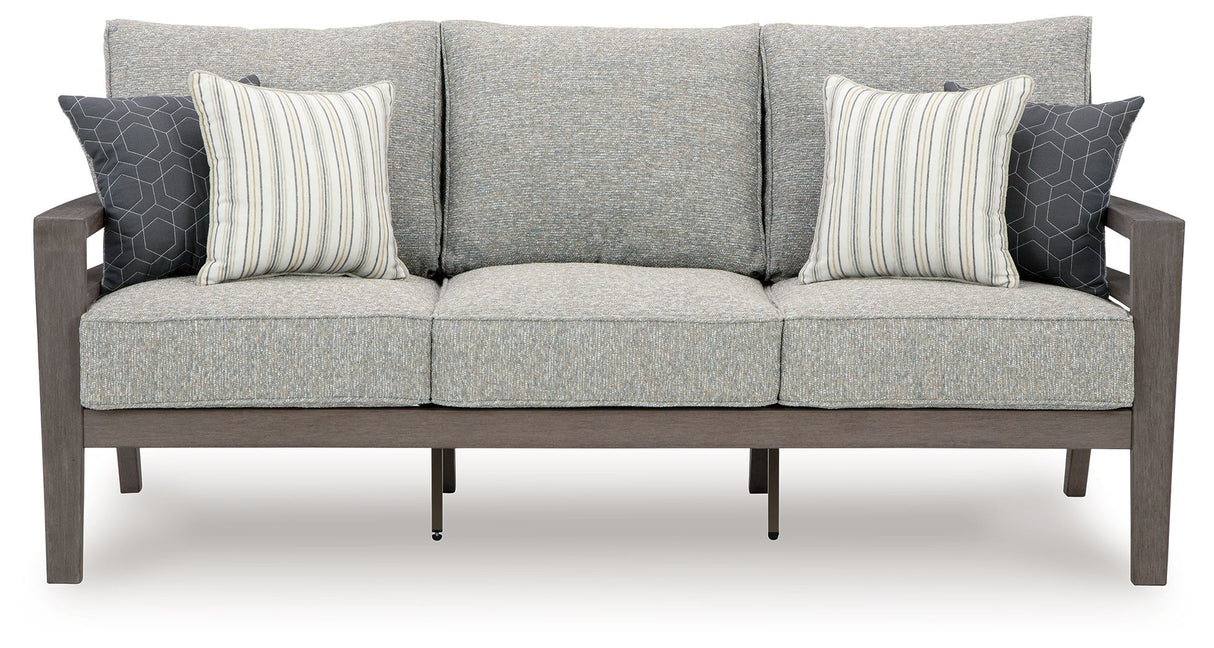 Hillside Barn - Sofa With Cushion - Gray / Brown