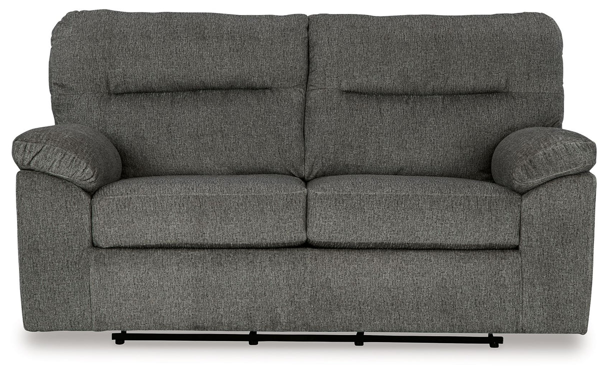 Bindura - Glider Loveseat - Mineral