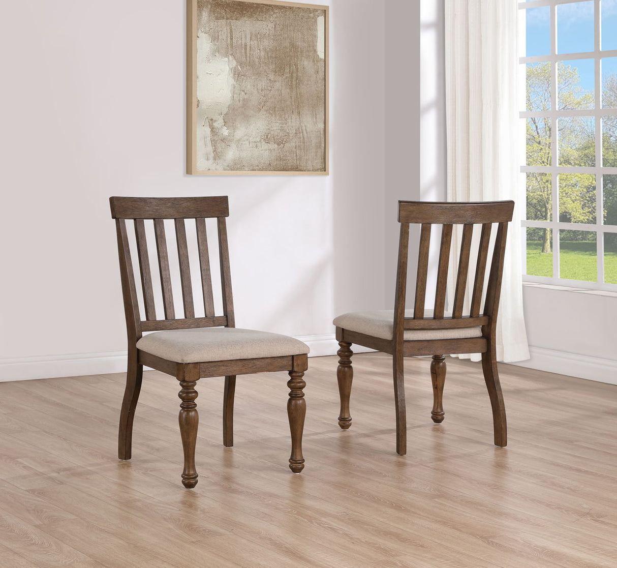 Joanna - Side Chair (Set of 2) - Brown