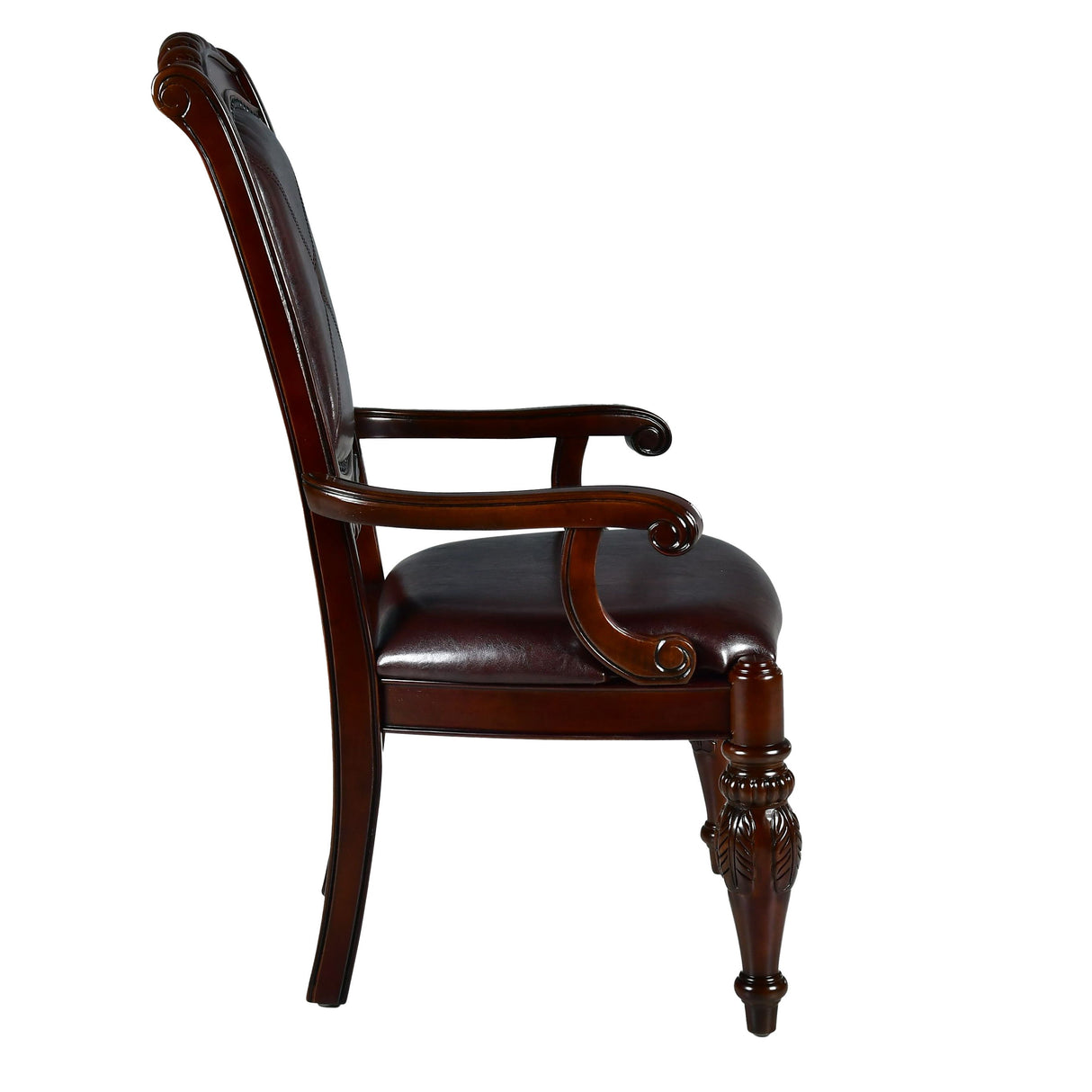 Antoinette - Arm Chair (Set of 2) - Dark Brown