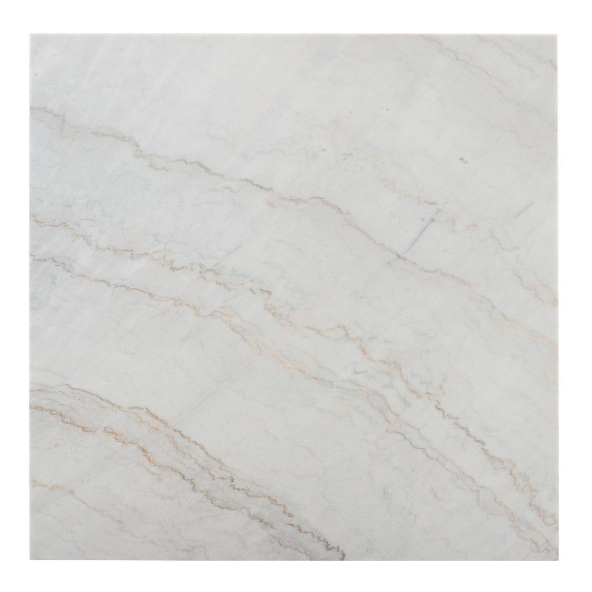 Camila - Square Counter Height - White