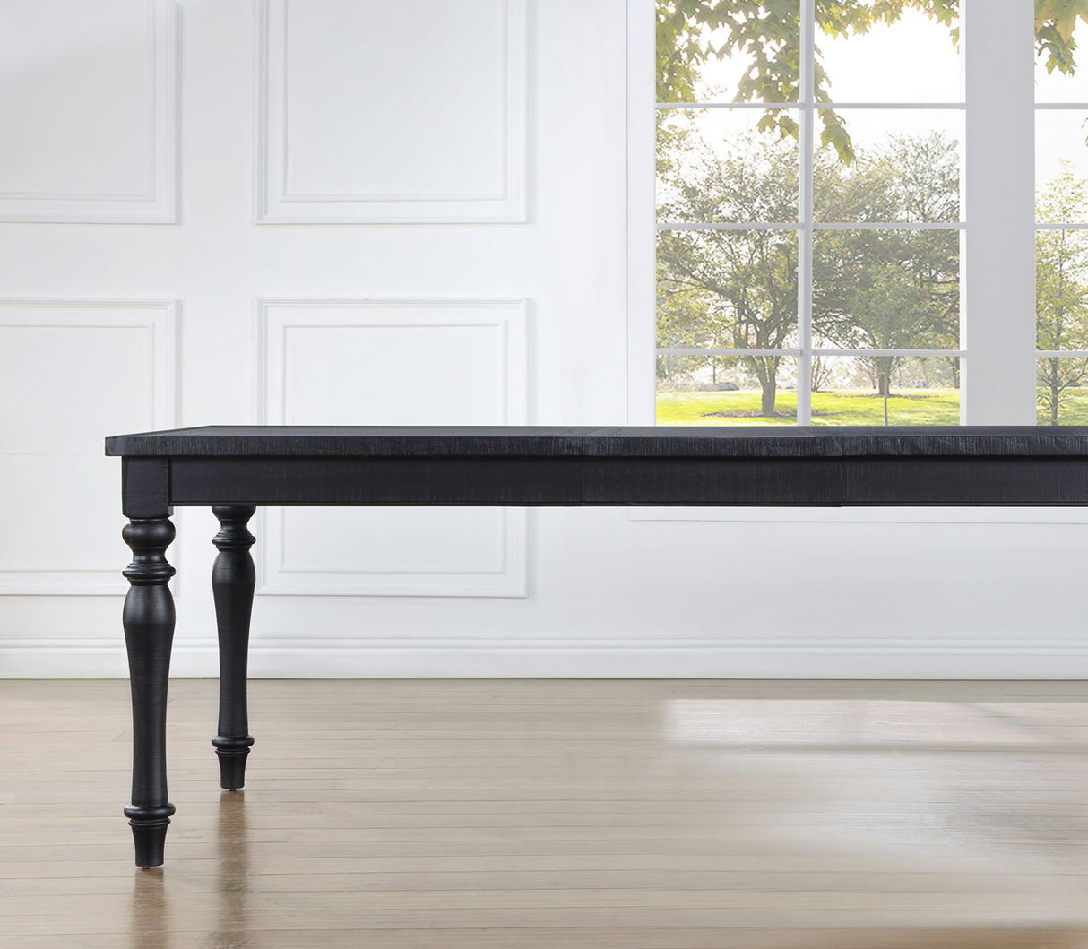 Odessa - Dining Table With Leaf - Black