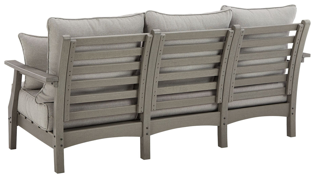 Visola - Sofa with Cushion - Gray