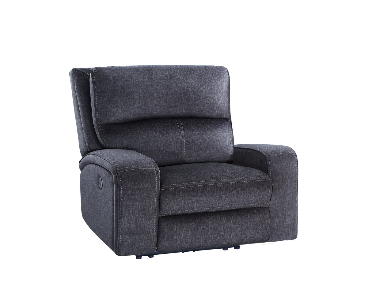 Lovell - Power Reclining Chair - Dark Gray