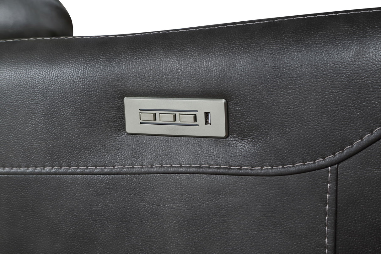 Athens - 360 Swivel Triple-Power Chair - Black