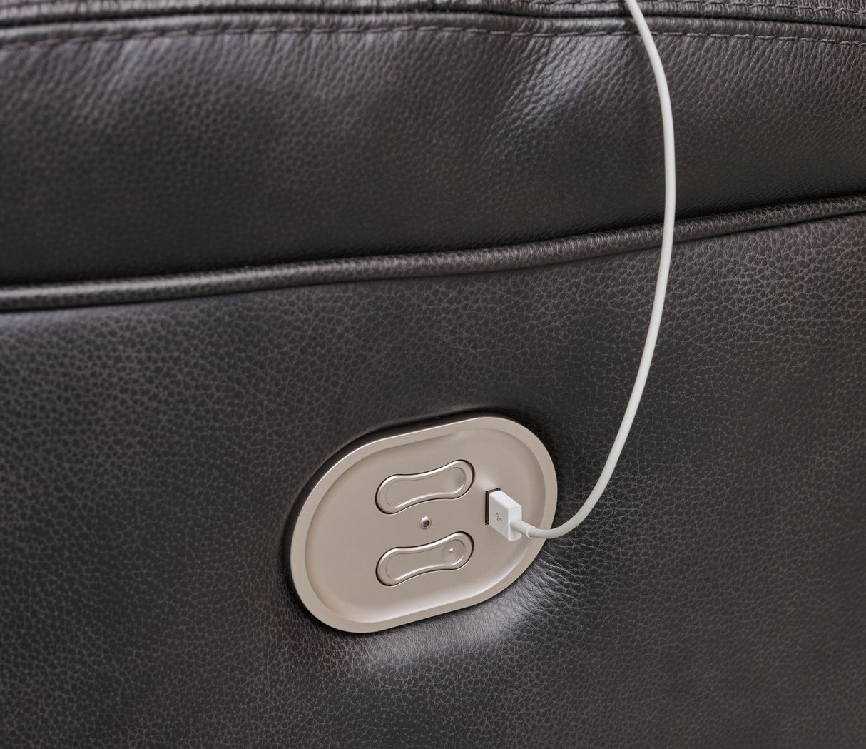 Mountainous - 2 Seat Power Reclining Sofa With Adj Headrest - Eclipse