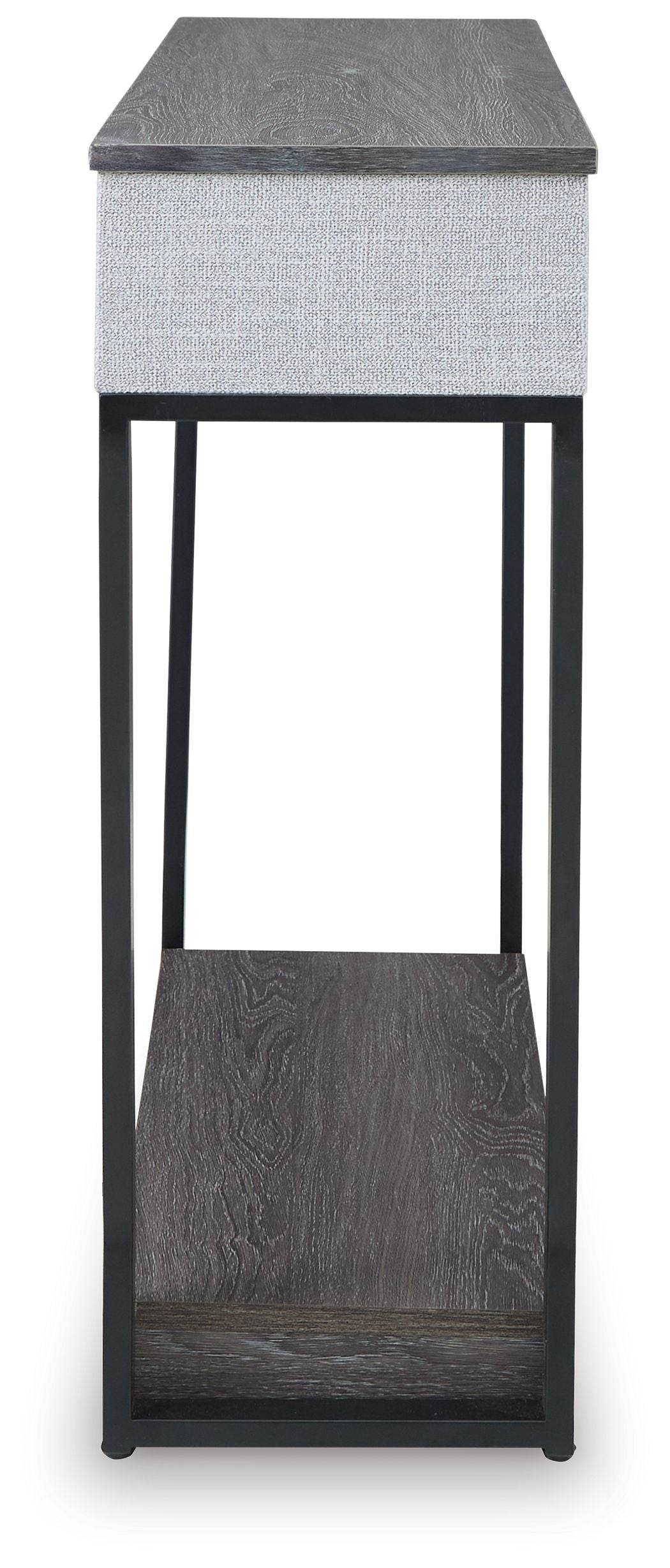 Sethlen - Console Sofa Table - Gray / Black