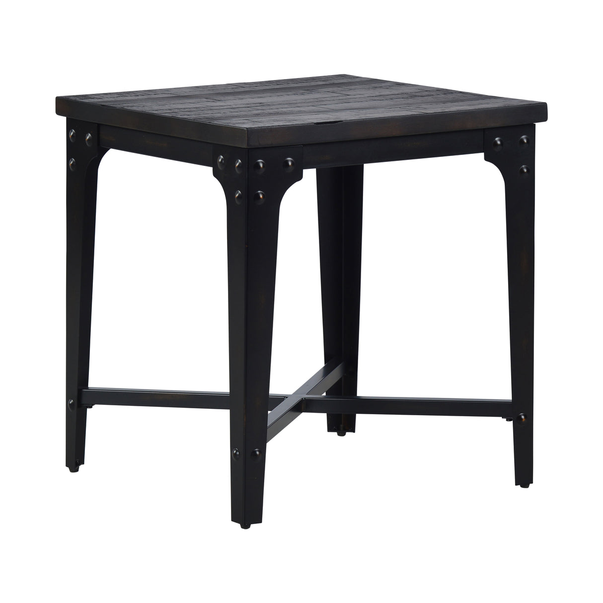 Sherlock - Square End Table - Dark Brown