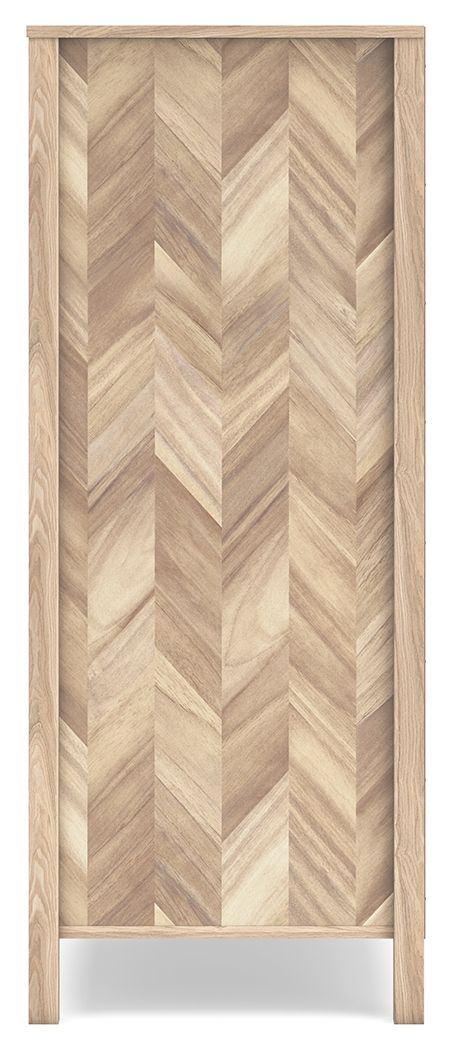 Battelle - Five Drawer Chest - Tan