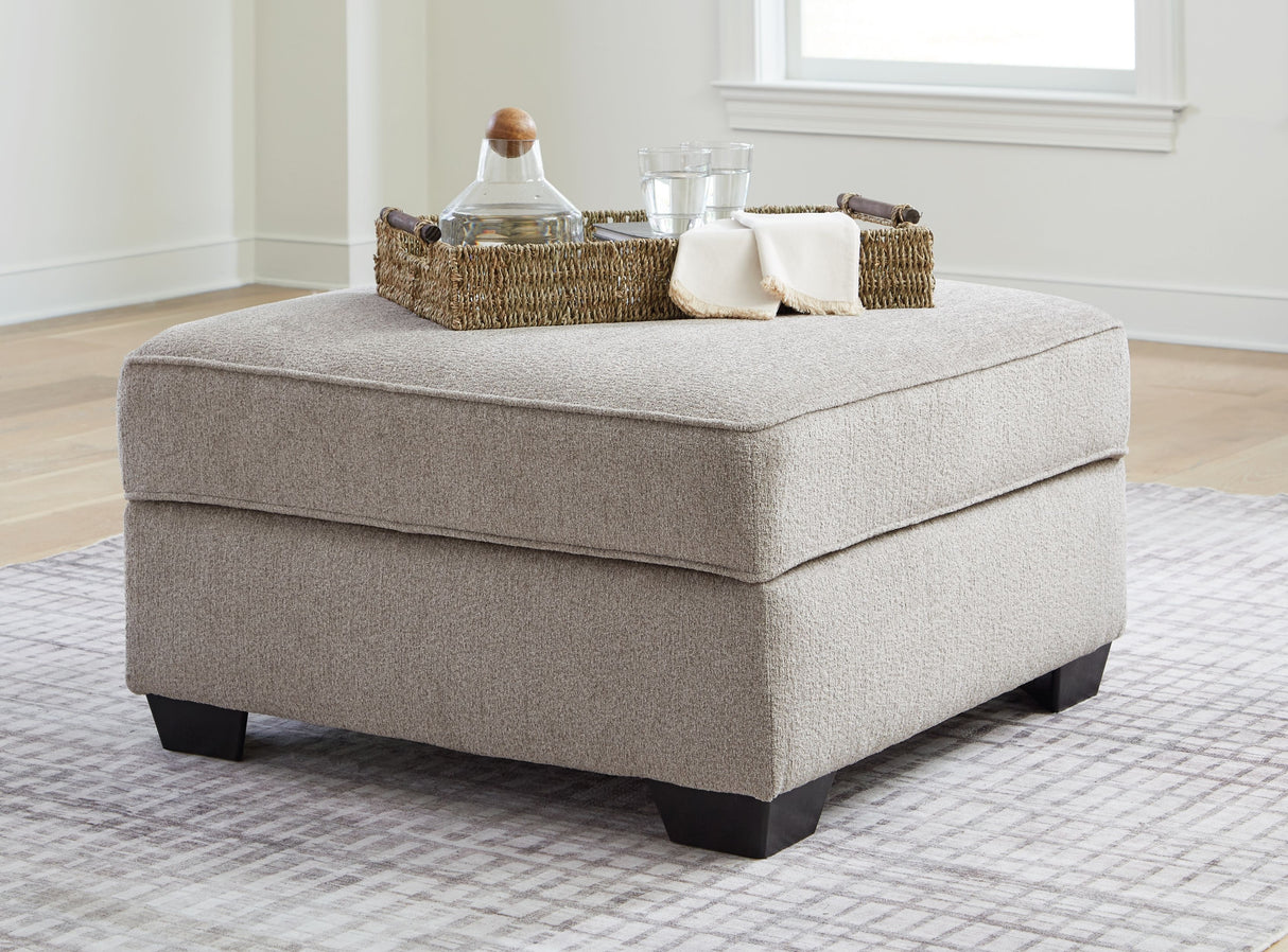 Claireah - Ottoman With Storage - Umber