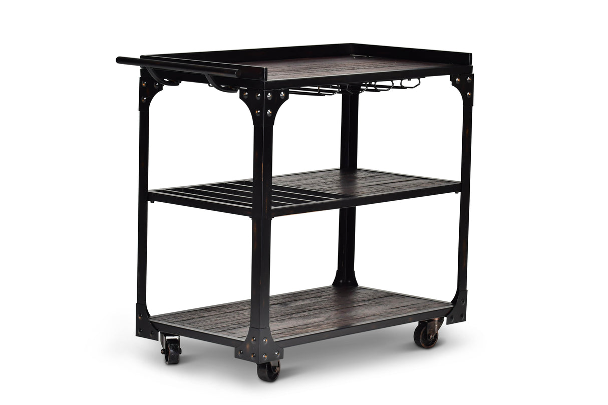 Sherlock - Cart With Casters - Black