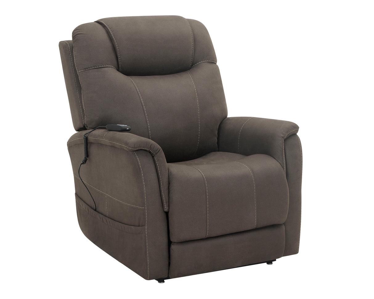 Thames - Power Lift Chair With Power Headrest - Brown