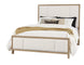 Crafted Cherry - Upholstered Bed