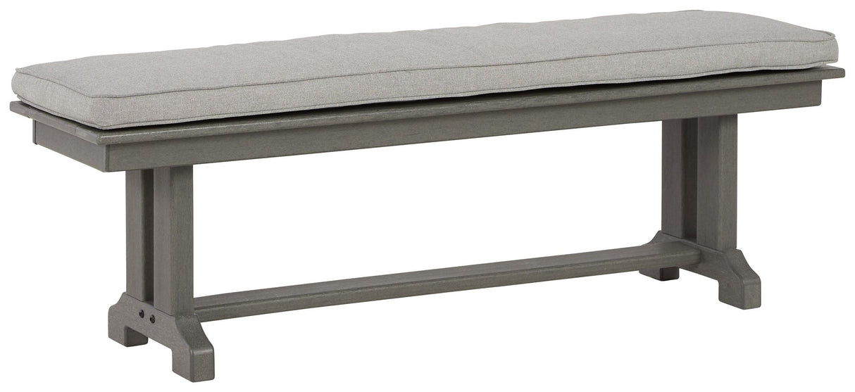 Visola - Bench with Cushion - Gray