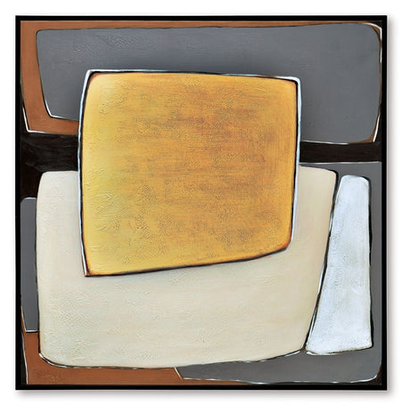 Actman - Cream / Brown / Gray - Wall Art