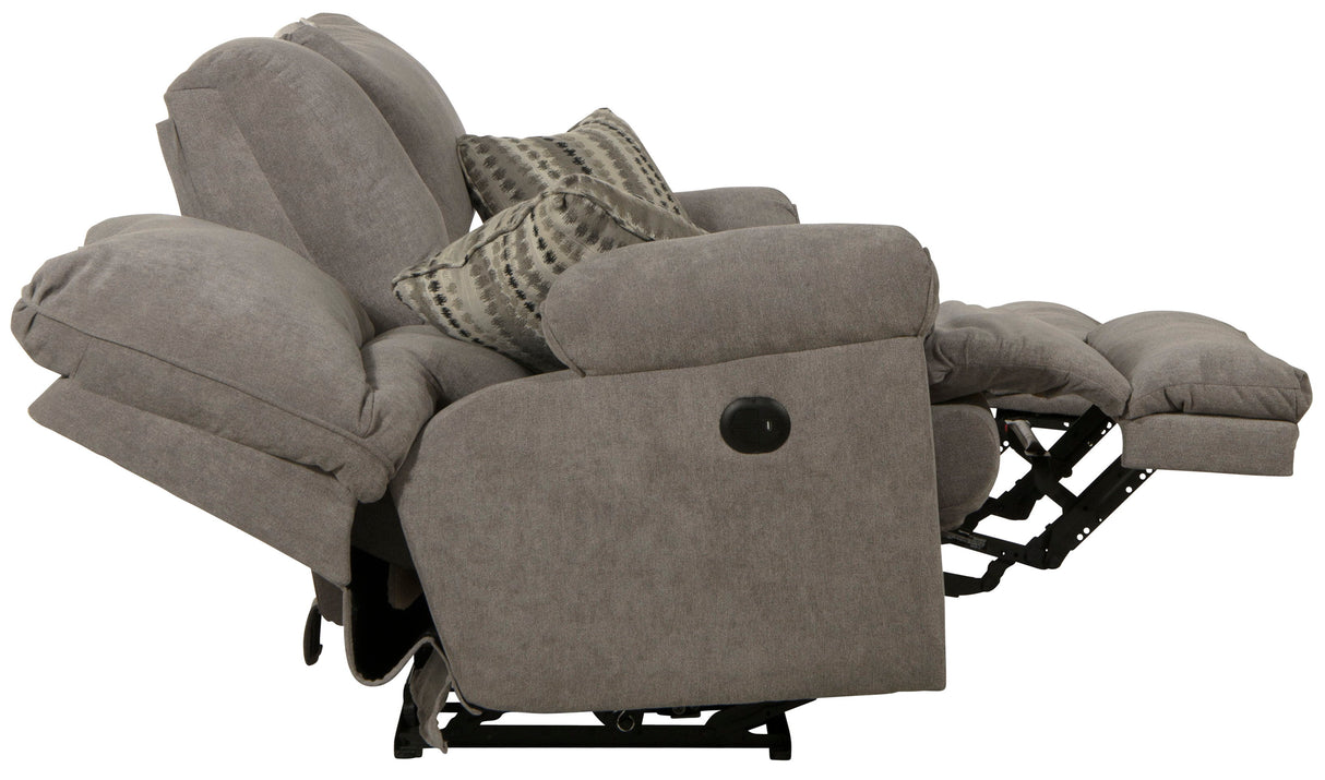 Sadler - Lay Flat Reclining Console Loveseat