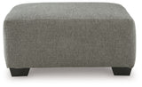 Clarington - 2 Pc. - 3-Piece Sectional And Oversized Ottoman - Greystone