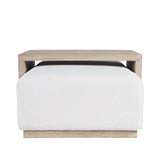 Hudson - Sliding Ottoman W Caster Wheels And Table Top