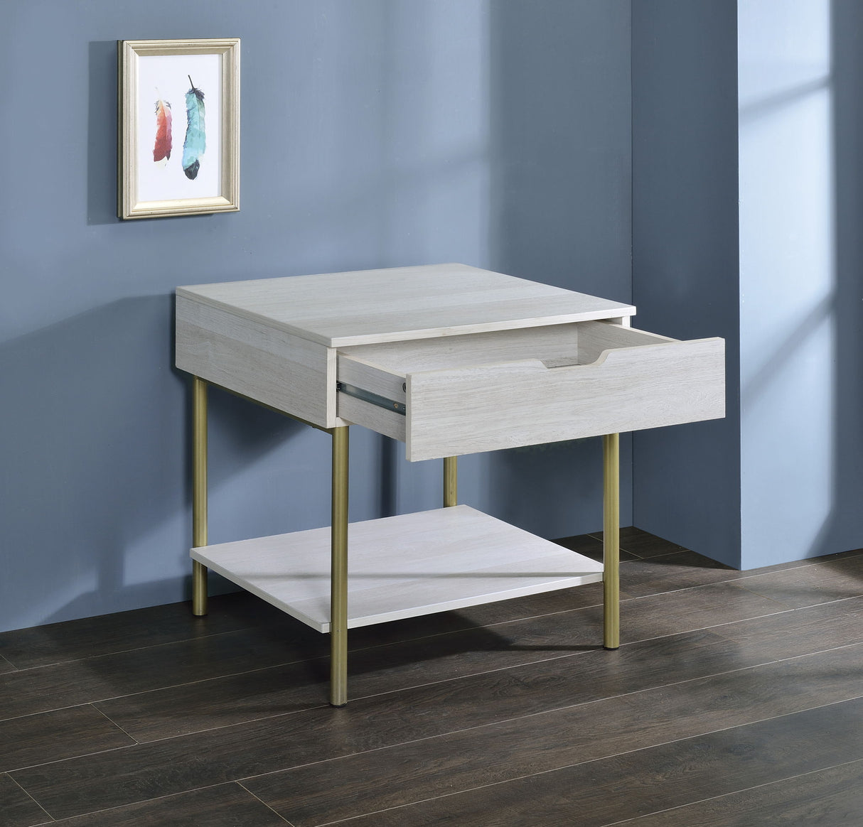 Whitman - Square End Table - White