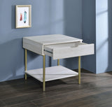Whitman - Square End Table - White