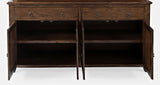 Bakersfield - Two Drawer Server - Wire Brush Brown
