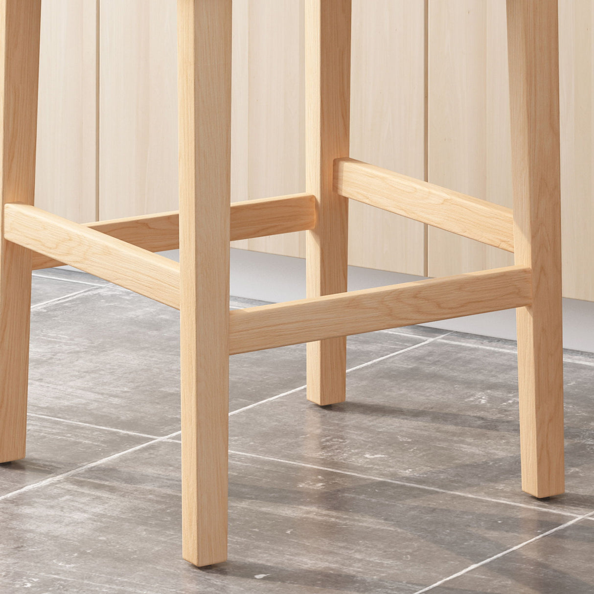 Vienna - Contemporary Fabric Tufted & Wingback Counter Stools (Set of 2)