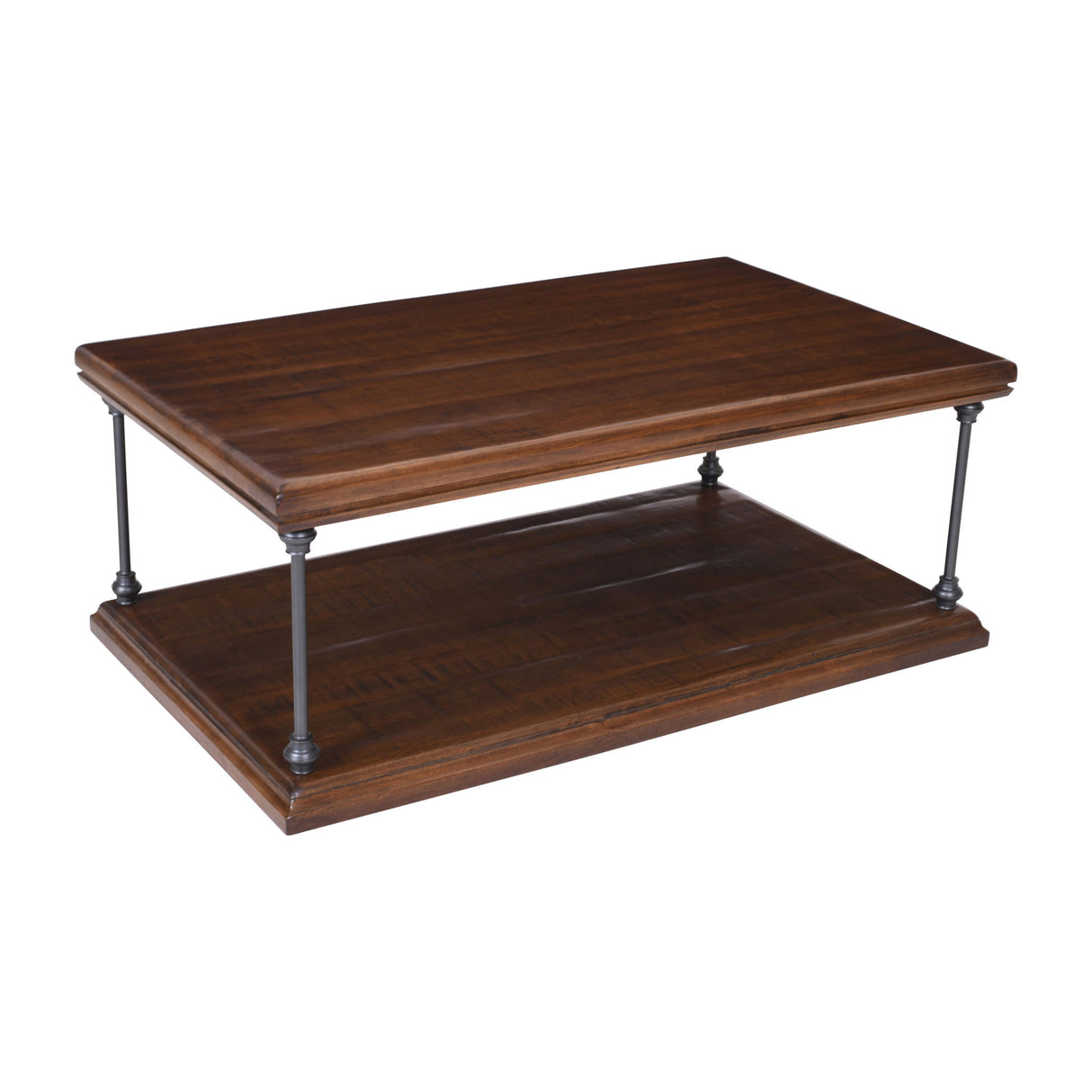 Larson - Coffee Table - Distressed Brown