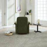 Modern Swivel Barrel Accent Chair With Base