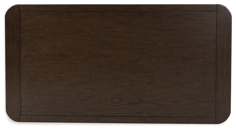 Breckington - Dark Brown - Rectangular Cocktail Table